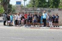 بالصور : طلاب مشروع التعليم الى القمم في زيارة لدار المسنين الدجاني بيافا